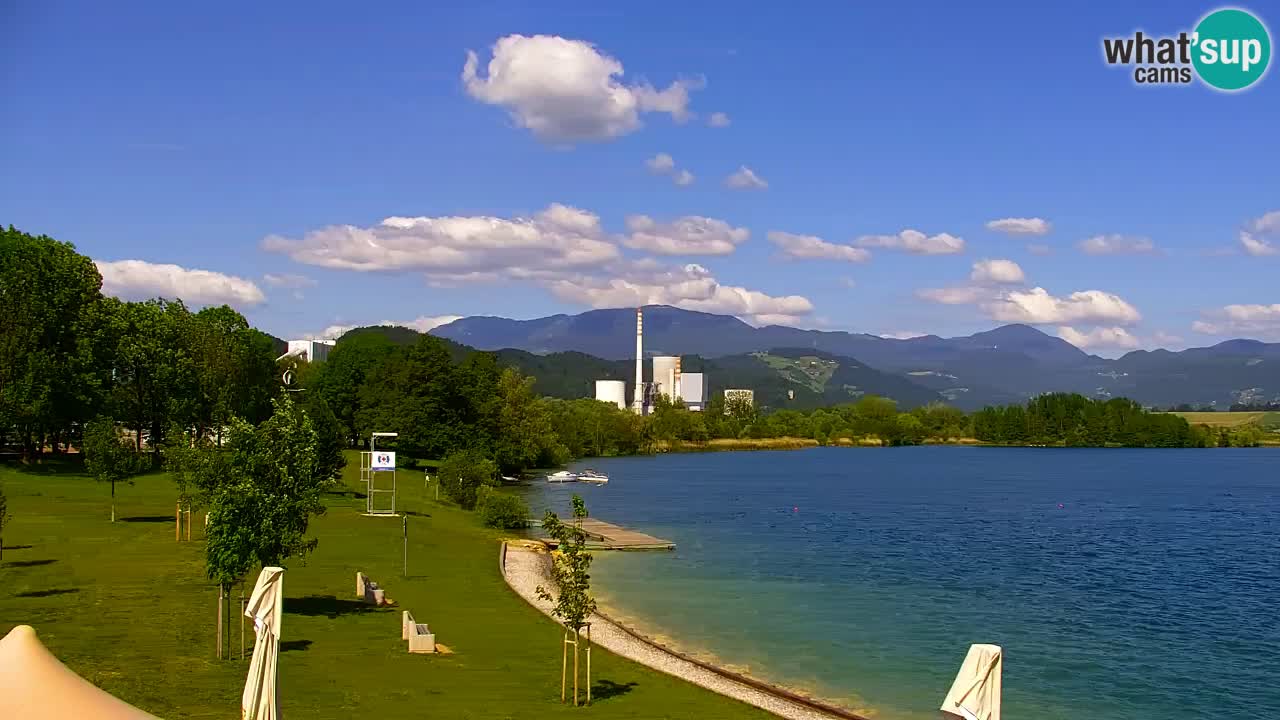 Web kamera Velenjsko jezero – Plaža Velenje uživo