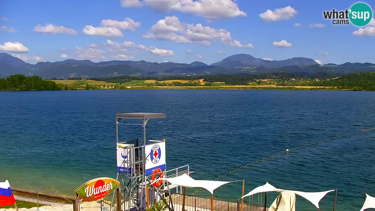 Web kamera Velenjsko jezero – Plaža Velenje uživo