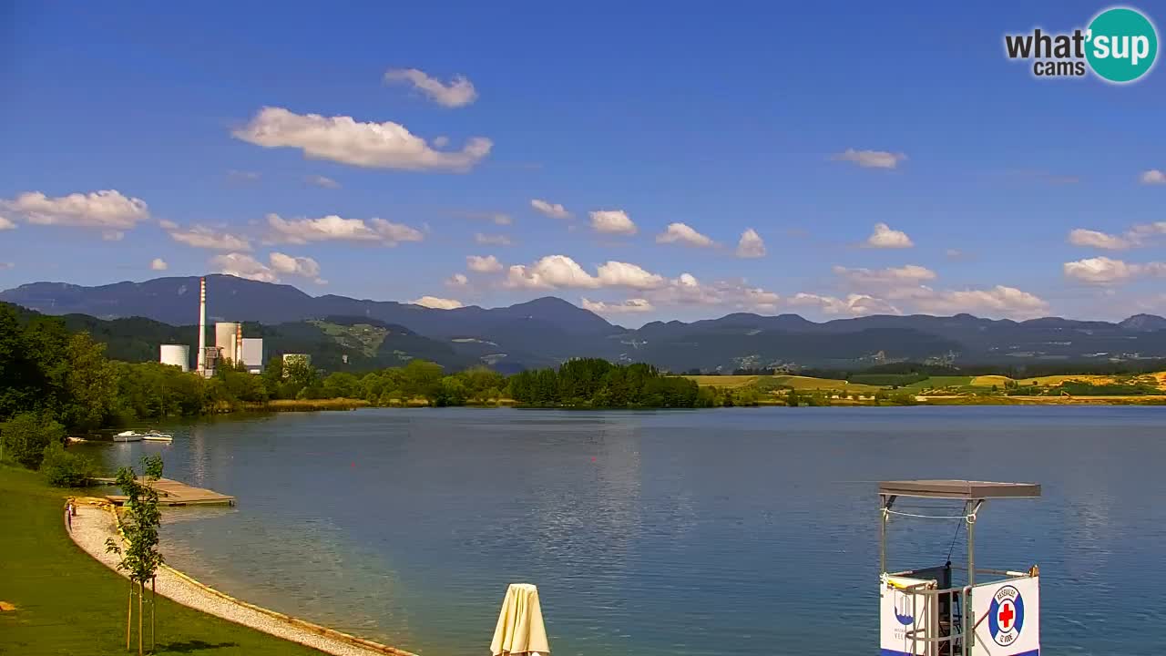 Web kamera Velenjsko jezero – Plaža Velenje uživo