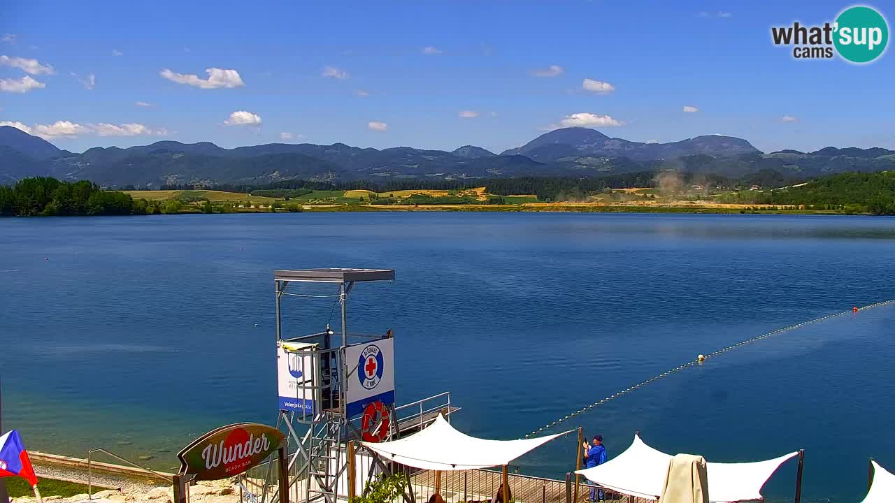 Webcam Lago di Velenje – Spiaggia di Velenje in diretta