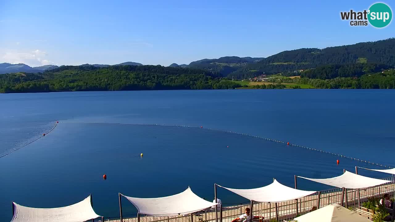 Web kamera Velenjsko jezero – Plaža Velenje uživo