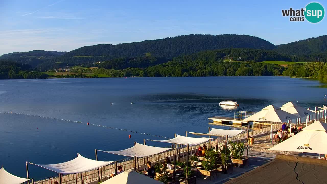 Web kamera Velenjsko jezero – Plaža Velenje uživo