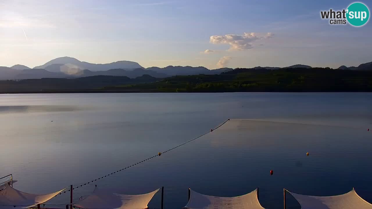Webcam lac de Velenje – Vue en direct depuis Velenje Beach