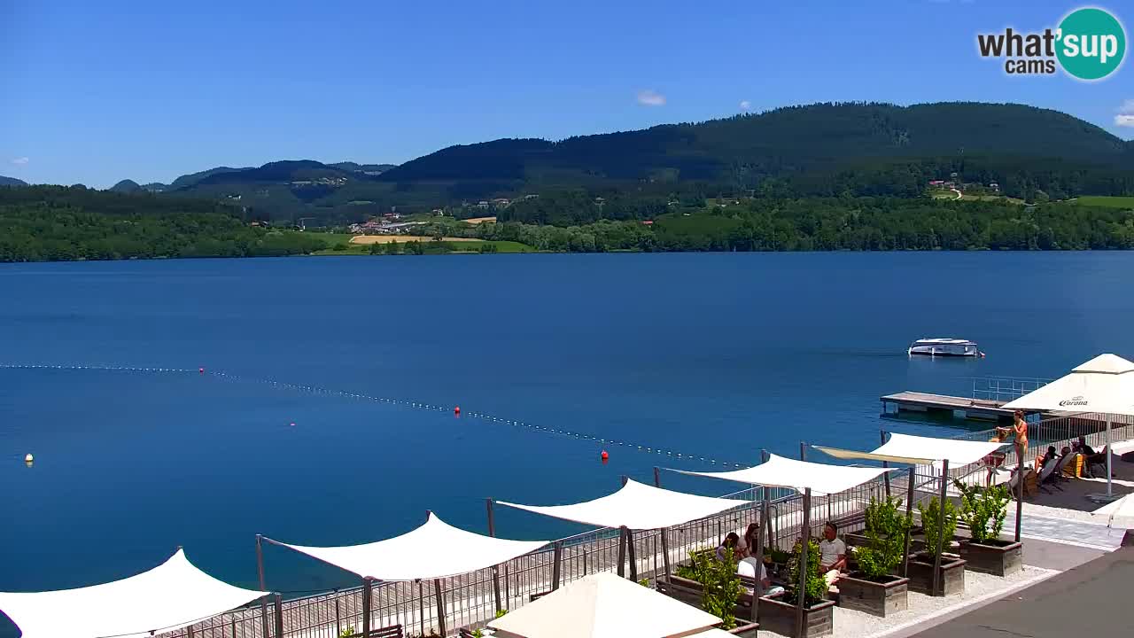 Webcam lac de Velenje – Vue en direct depuis Velenje Beach