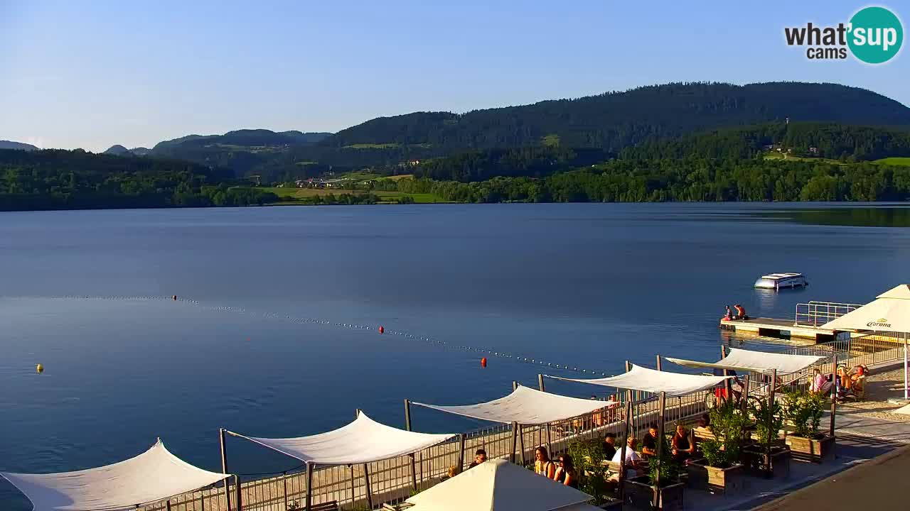 Webcam lago Velenje – Vista en directo desde Velenje Beach