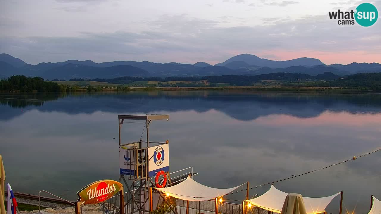 Webcam lac de Velenje – Vue en direct depuis Velenje Beach