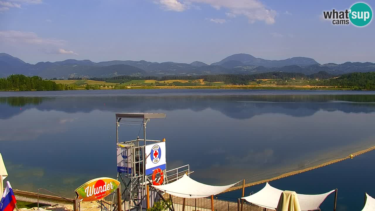 Webcam Lago di Velenje – Spiaggia di Velenje in diretta