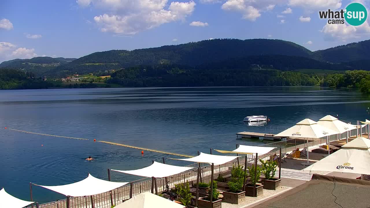Webcam lago Velenje – Vista en directo desde Velenje Beach