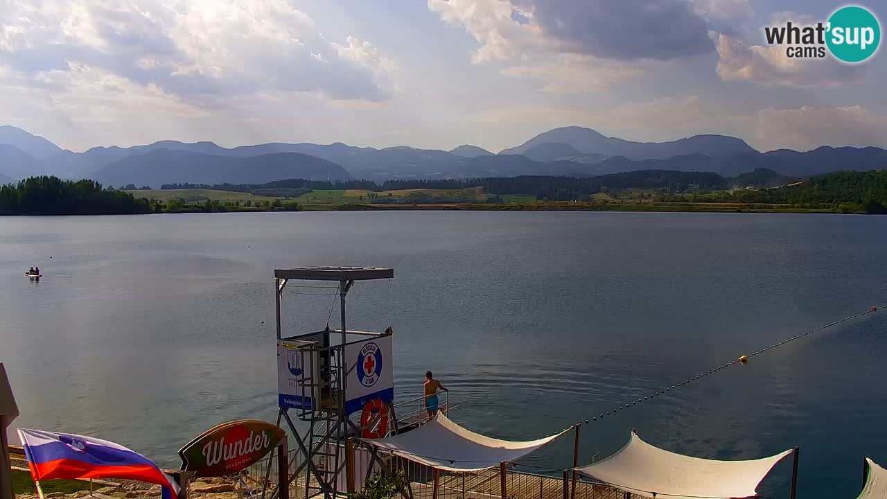 Webcam Lago di Velenje – Spiaggia di Velenje in diretta