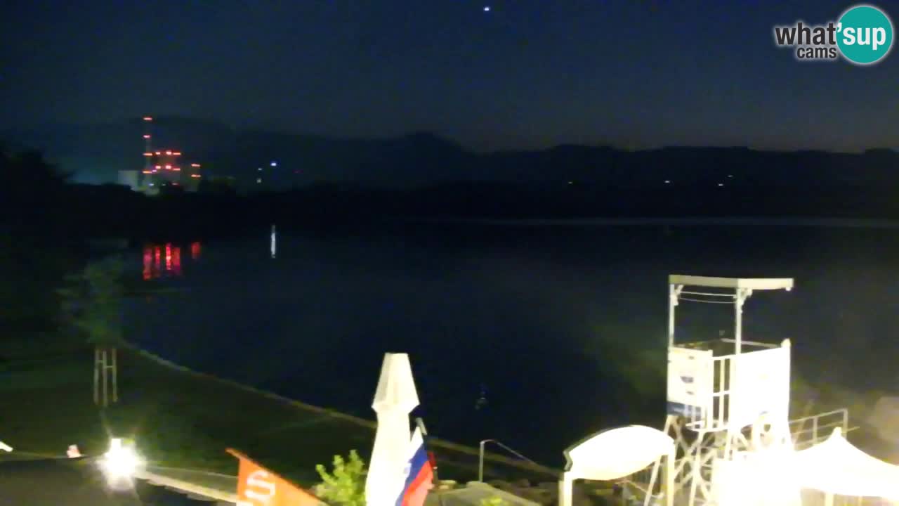 Webcam lago Velenje – Vista en directo desde Velenje Beach