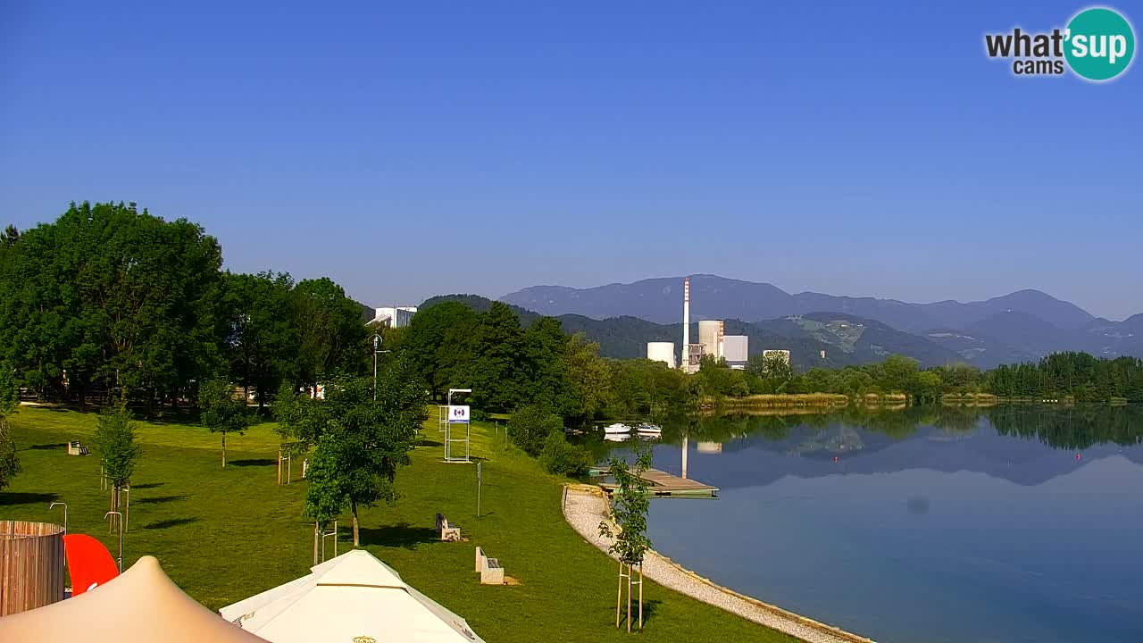 Webcam Lago di Velenje – Spiaggia di Velenje in diretta