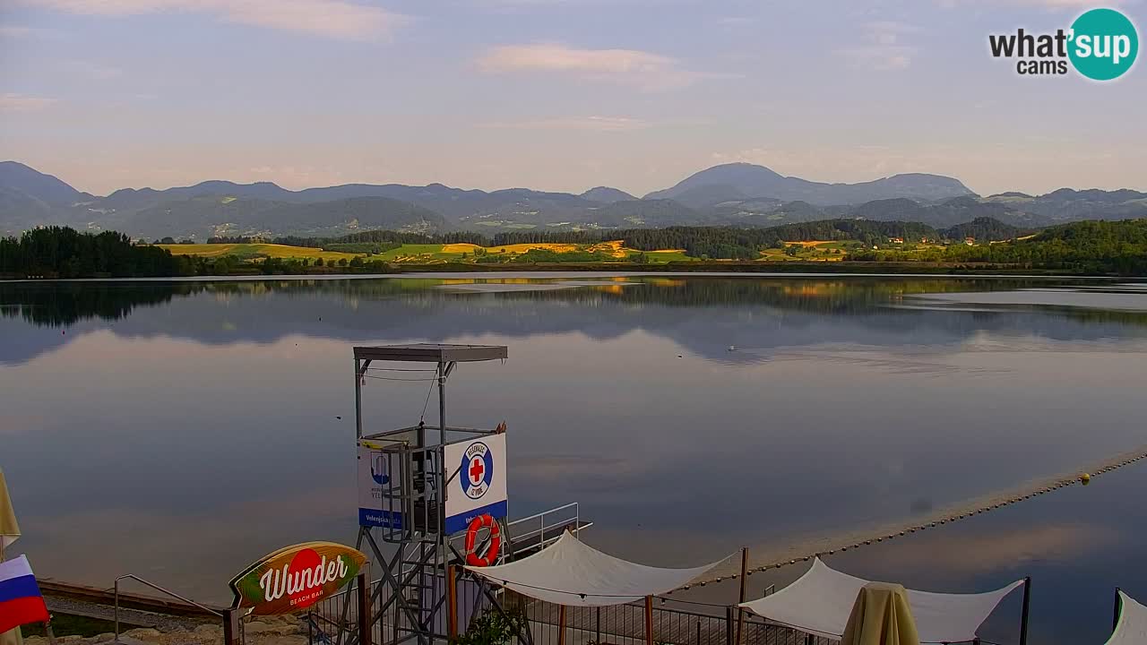 Web kamera Velenjsko jezero – Plaža Velenje uživo