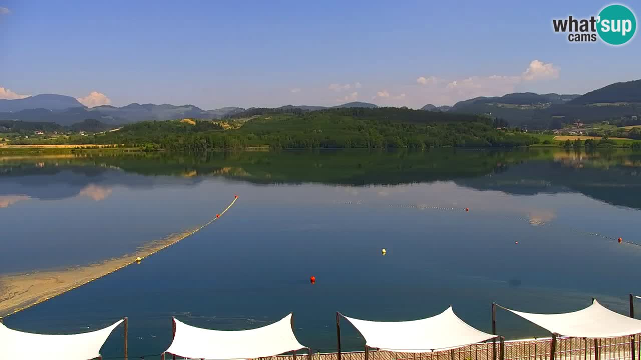 Web kamera Velenjsko jezero – Plaža Velenje uživo