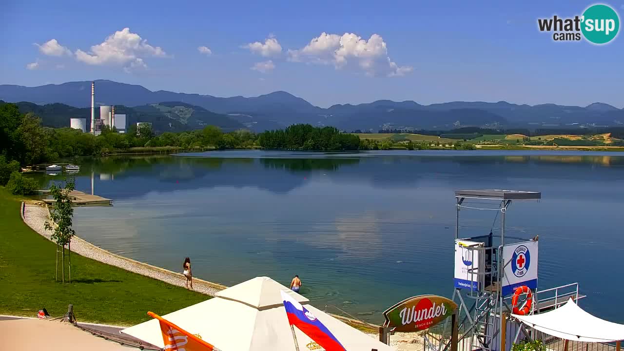 Velenje Lake Webcam – Live from Velenje Beach