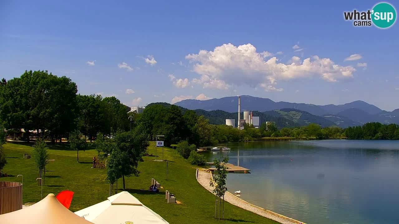 Webcam Lago di Velenje – Spiaggia di Velenje in diretta