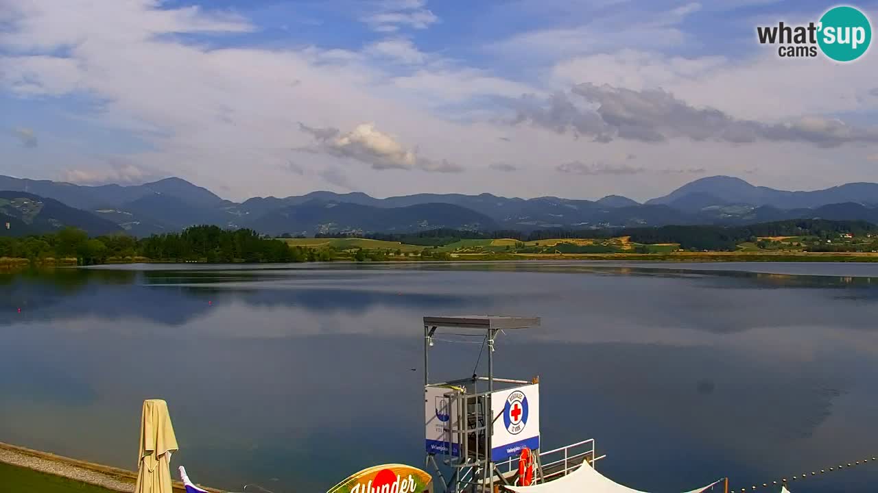 Webcam lago Velenje – Vista en directo desde Velenje Beach