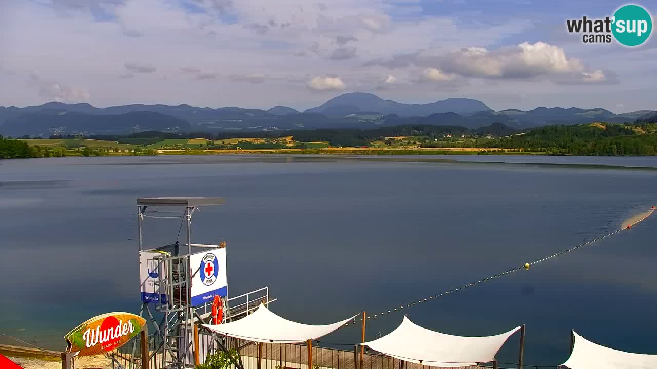 Webcam lac de Velenje – Vue en direct depuis Velenje Beach