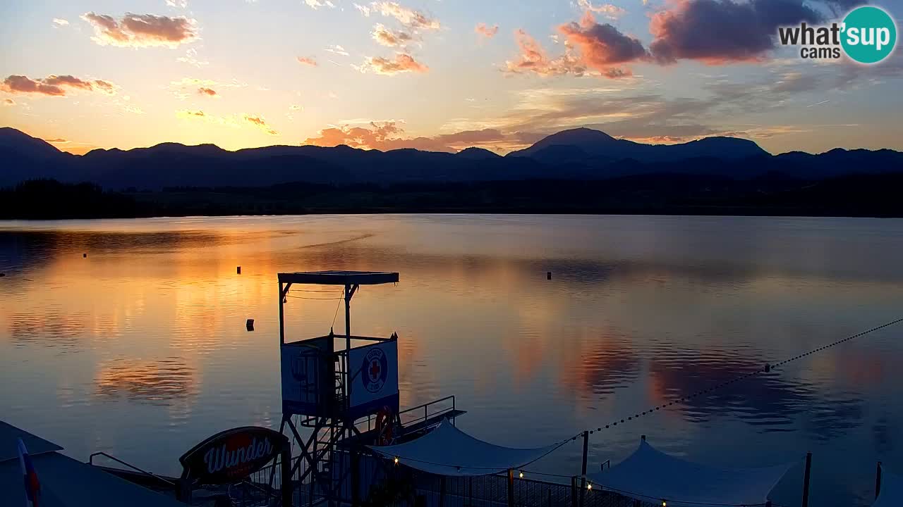 Webcam lac de Velenje – Vue en direct depuis Velenje Beach