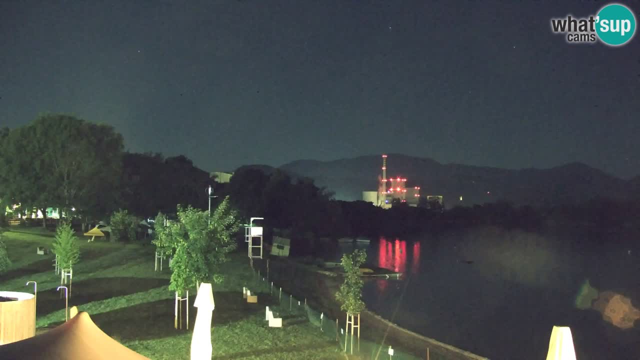 Webcam lago Velenje – Vista en directo desde Velenje Beach