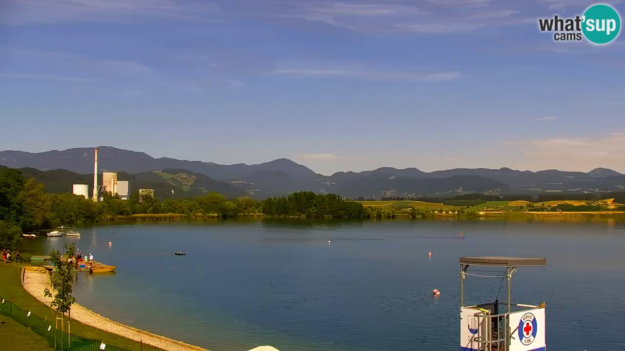 Webcam Lago di Velenje – Spiaggia di Velenje in diretta