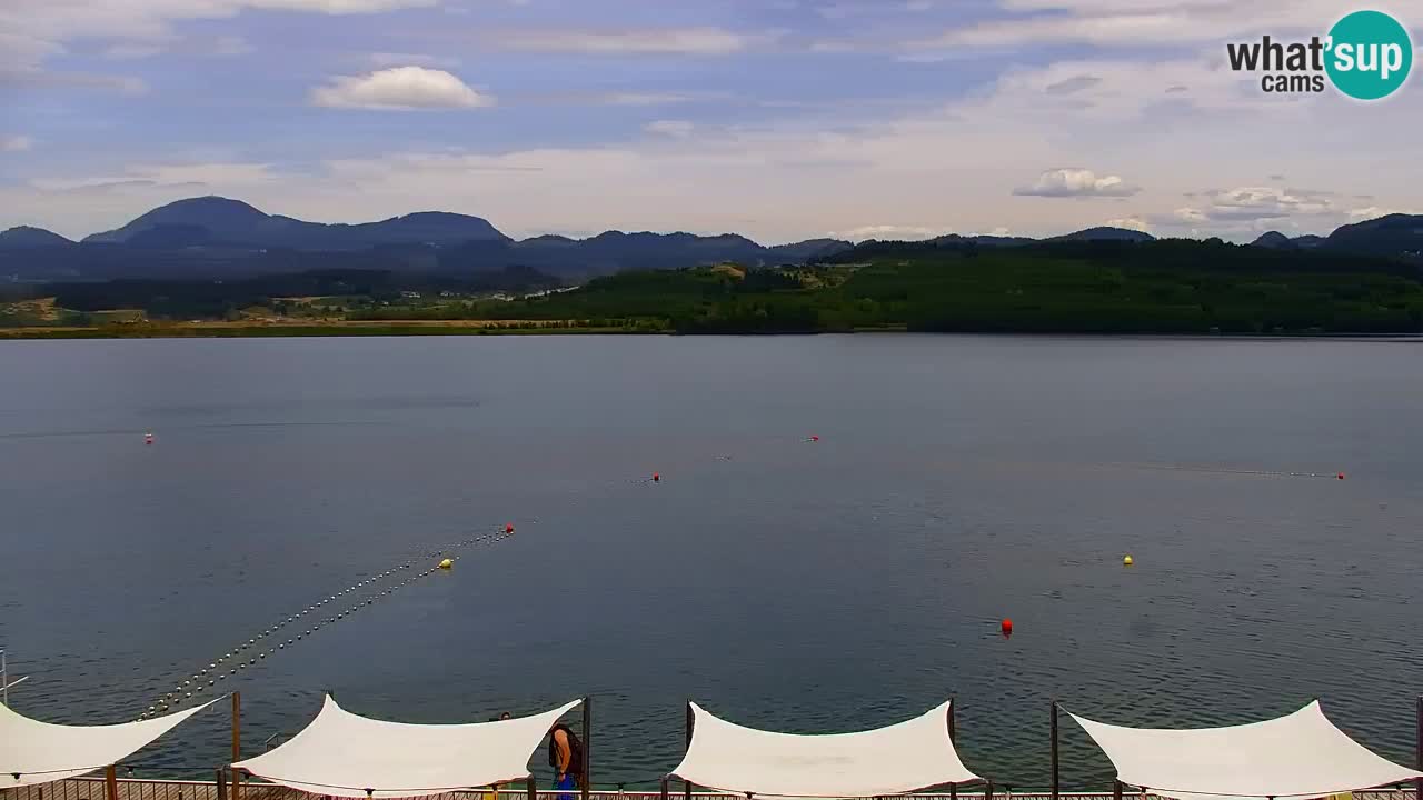 Webcam lac de Velenje – Vue en direct depuis Velenje Beach