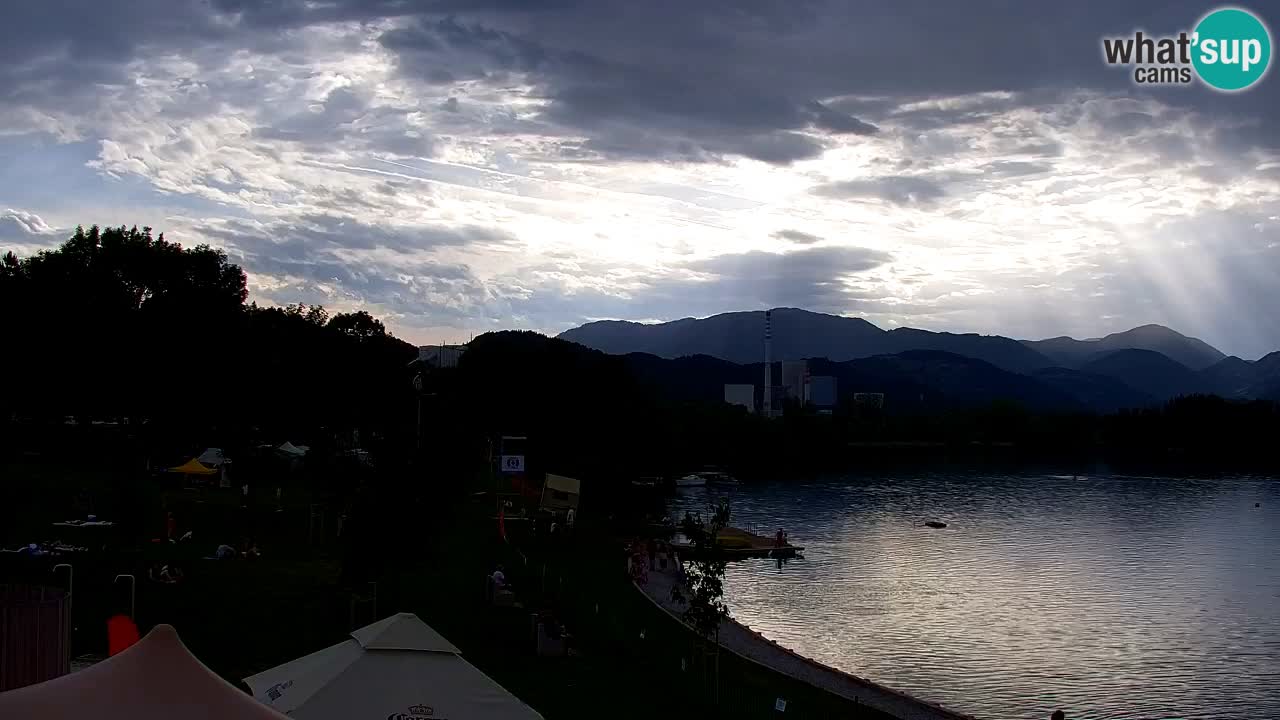 Webcam lac de Velenje – Vue en direct depuis Velenje Beach