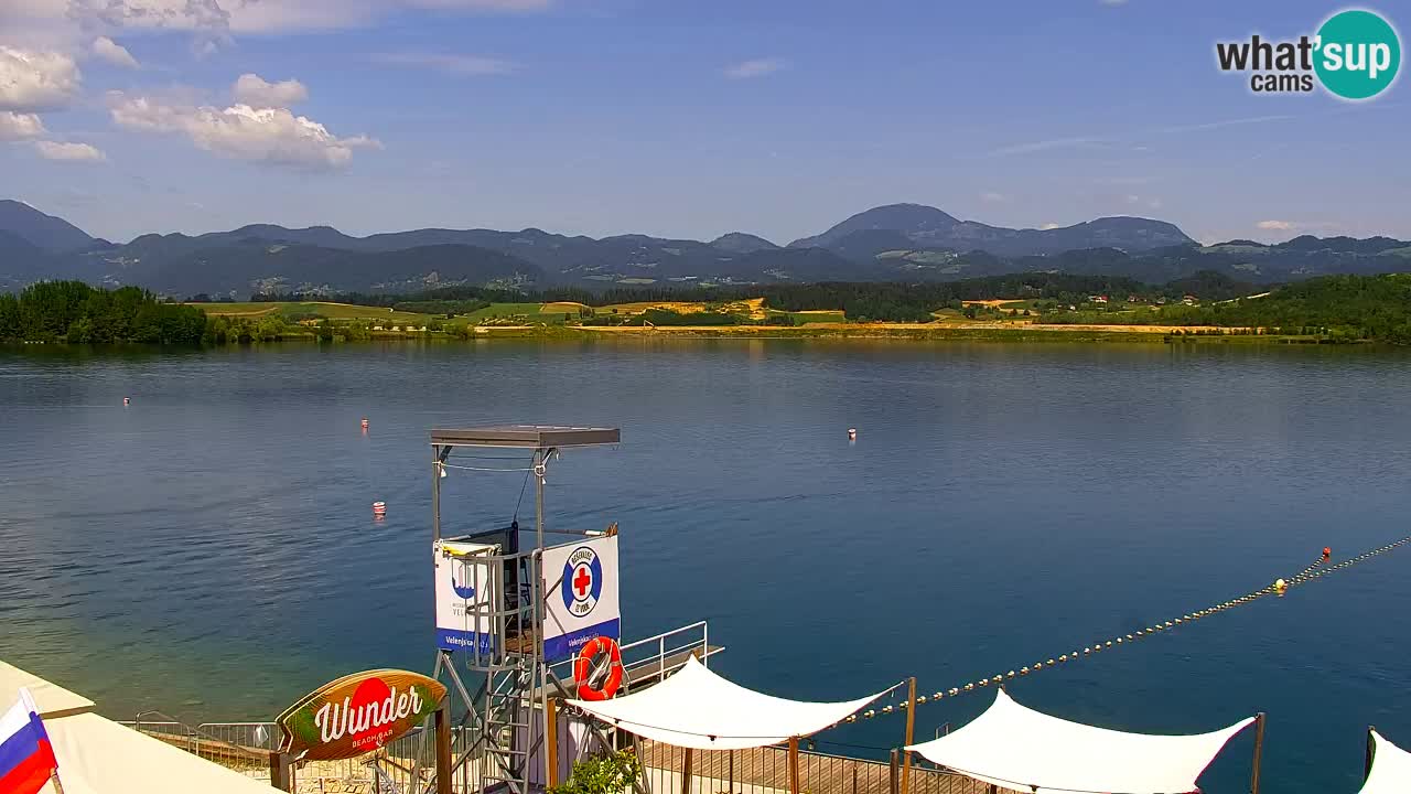 Webcam lac de Velenje – Vue en direct depuis Velenje Beach