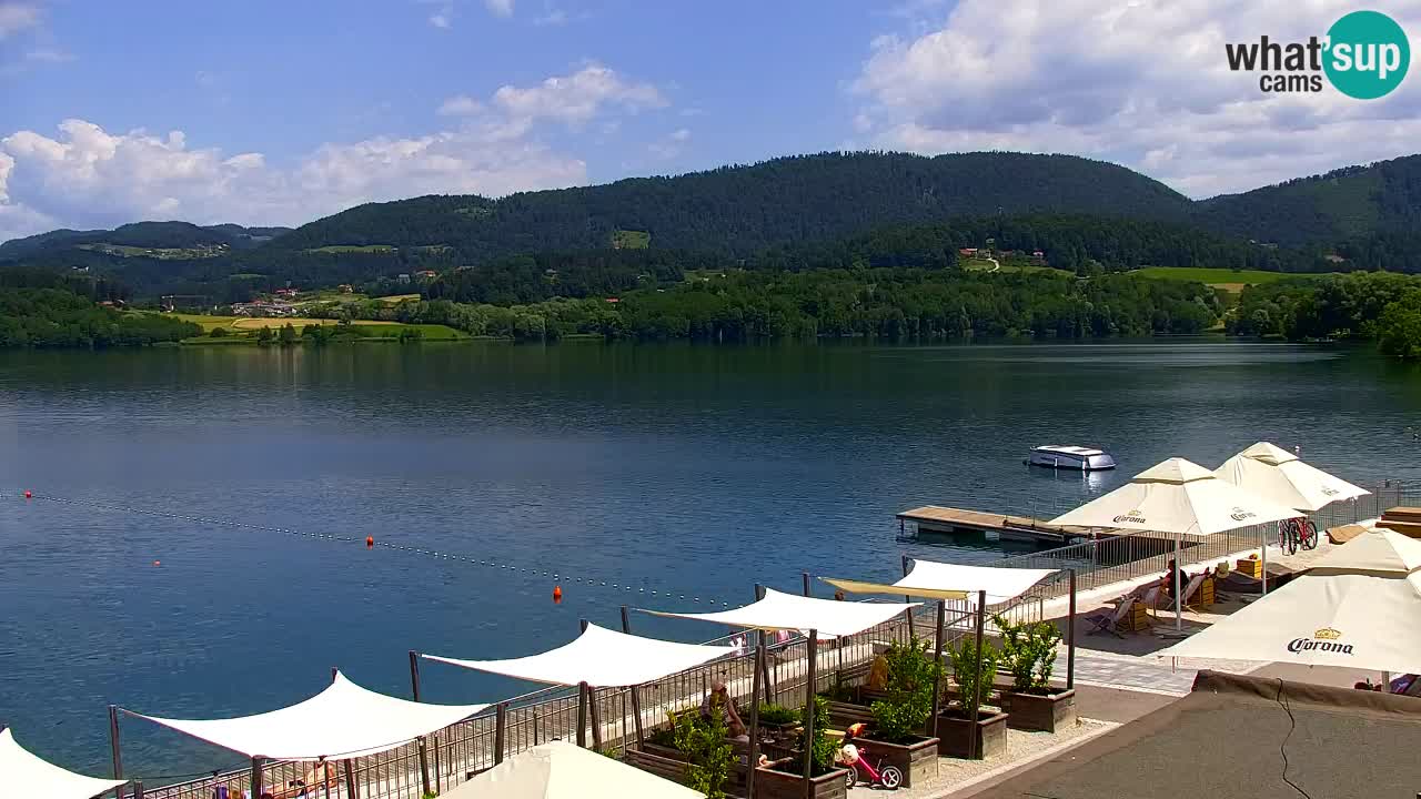 Webcam lac de Velenje – Vue en direct depuis Velenje Beach