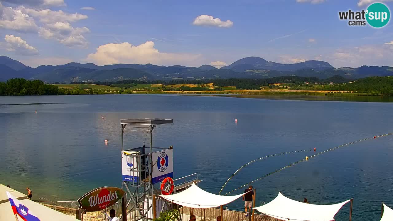 Webcam Lago di Velenje – Spiaggia di Velenje in diretta