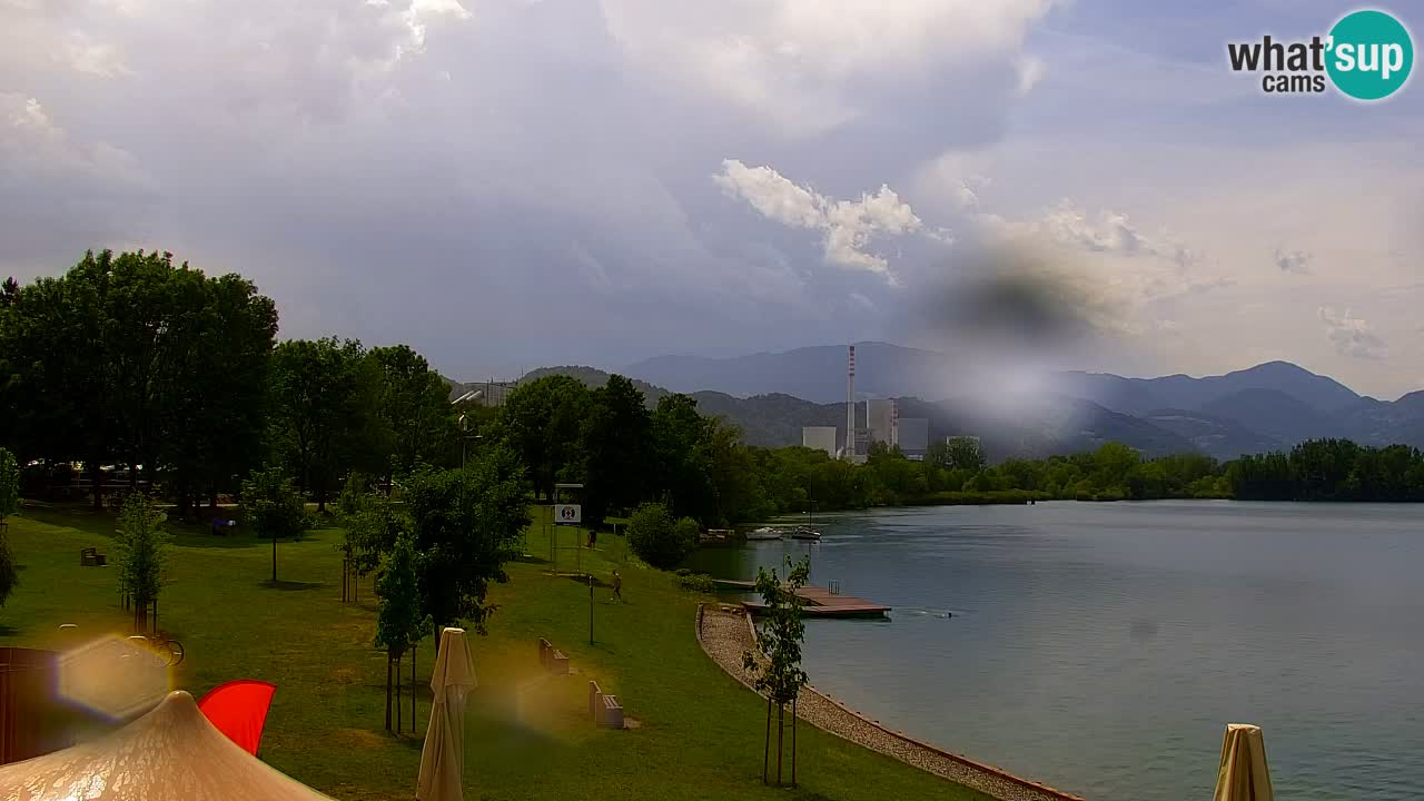 Webcam lago Velenje – Vista en directo desde Velenje Beach