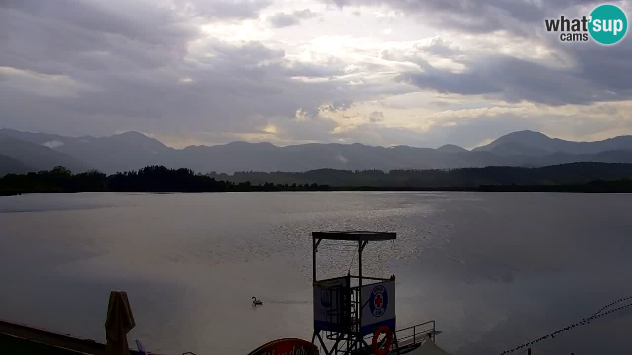 Webcam lac de Velenje – Vue en direct depuis Velenje Beach