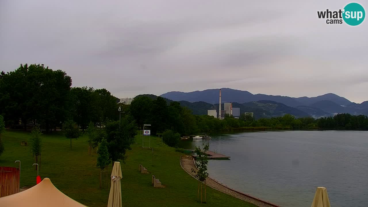 Web kamera Velenjsko jezero – Plaža Velenje uživo