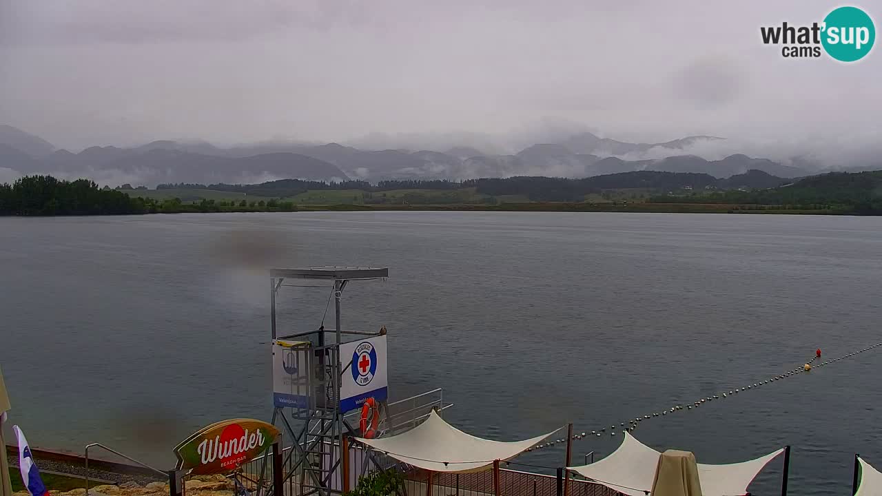 Webcam lago Velenje – Vista en directo desde Velenje Beach