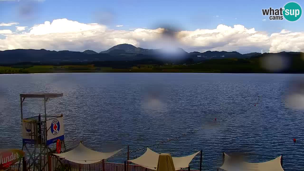 Web kamera Velenjsko jezero – Plaža Velenje uživo
