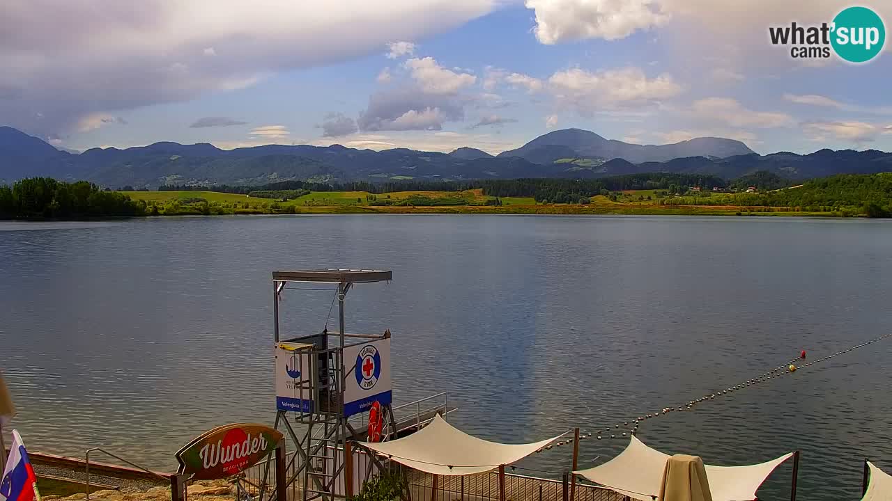 Web kamera Velenjsko jezero – Plaža Velenje uživo