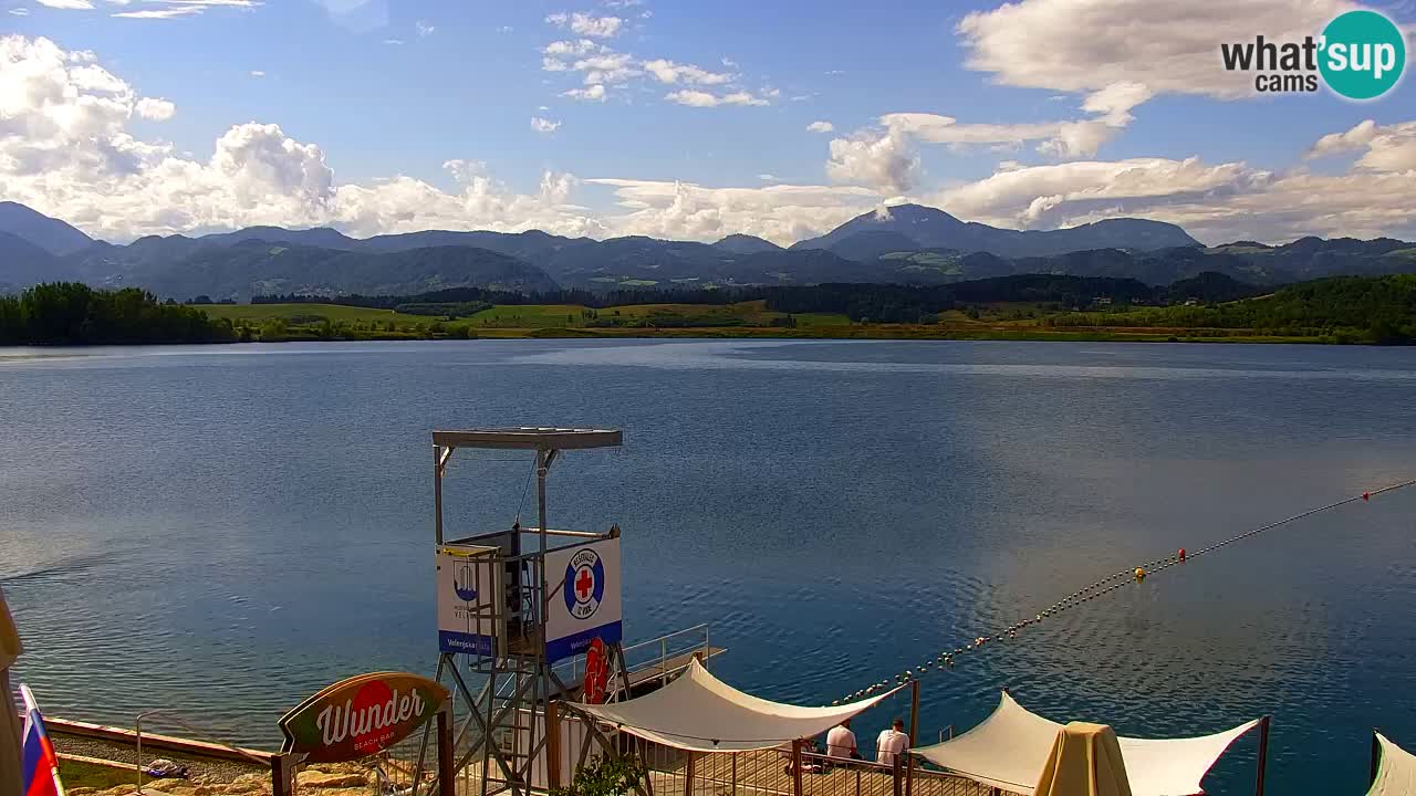 Web kamera Velenjsko jezero – Plaža Velenje uživo