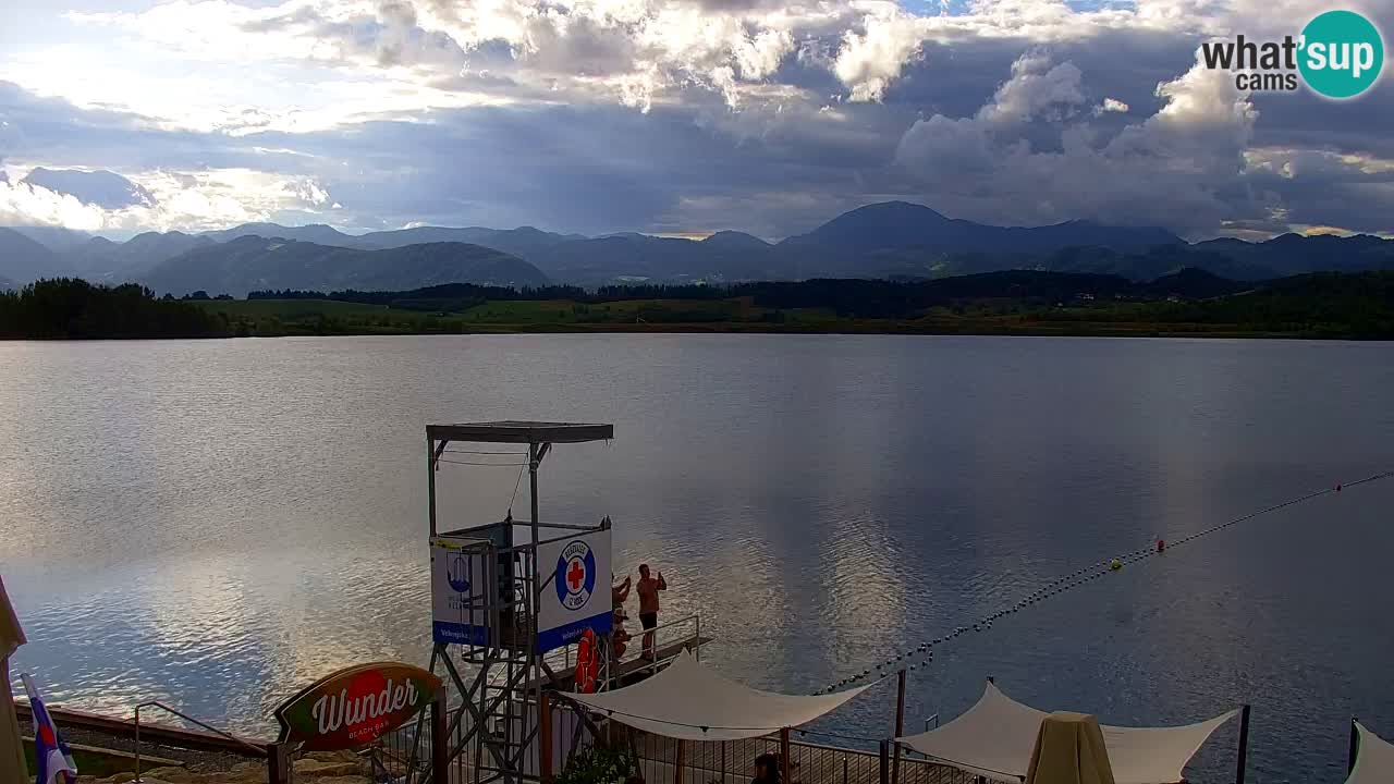Webcam lac de Velenje – Vue en direct depuis Velenje Beach