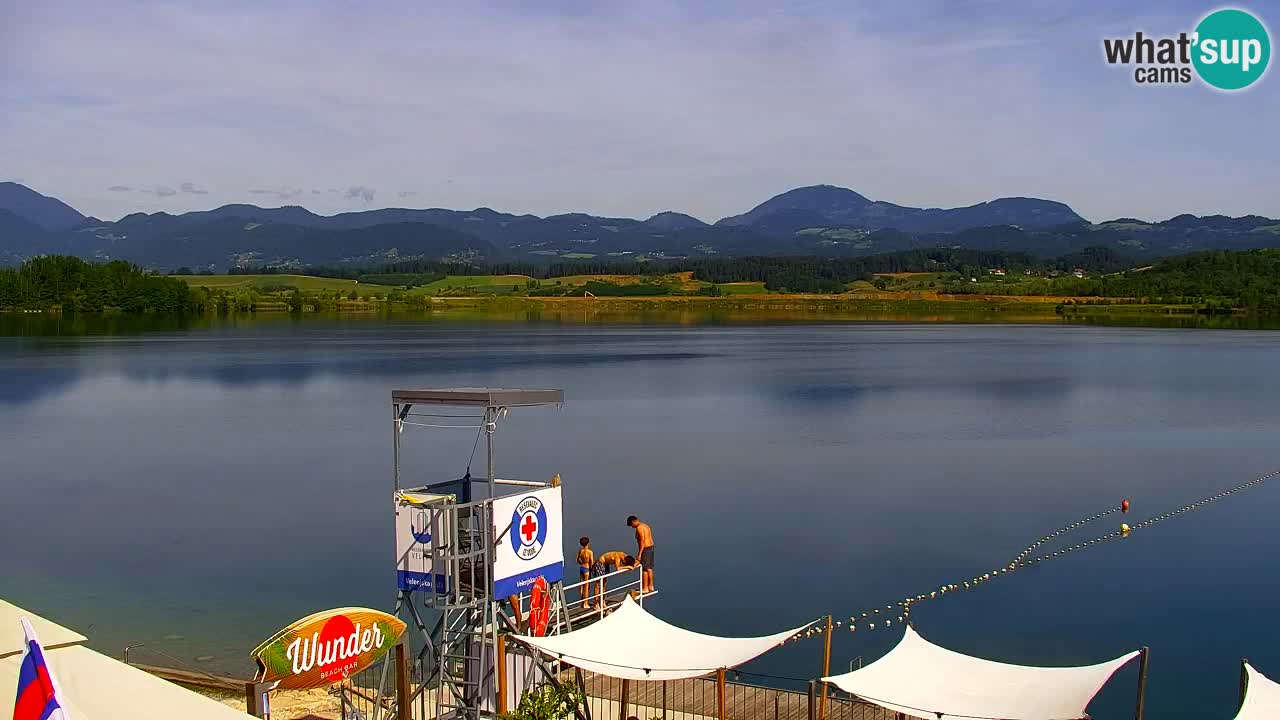 Web kamera Velenjsko jezero – Plaža Velenje uživo