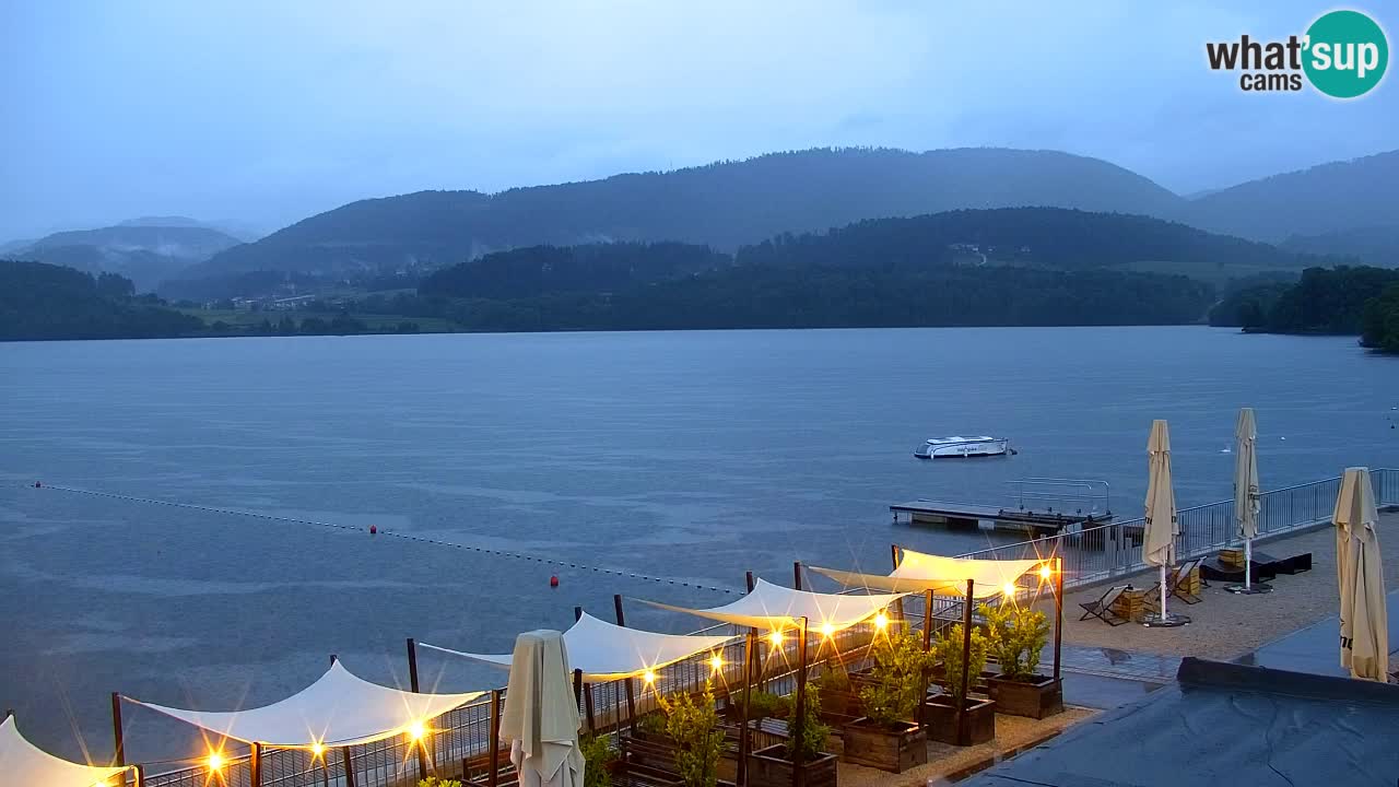 Webcam lago Velenje – Vista en directo desde Velenje Beach