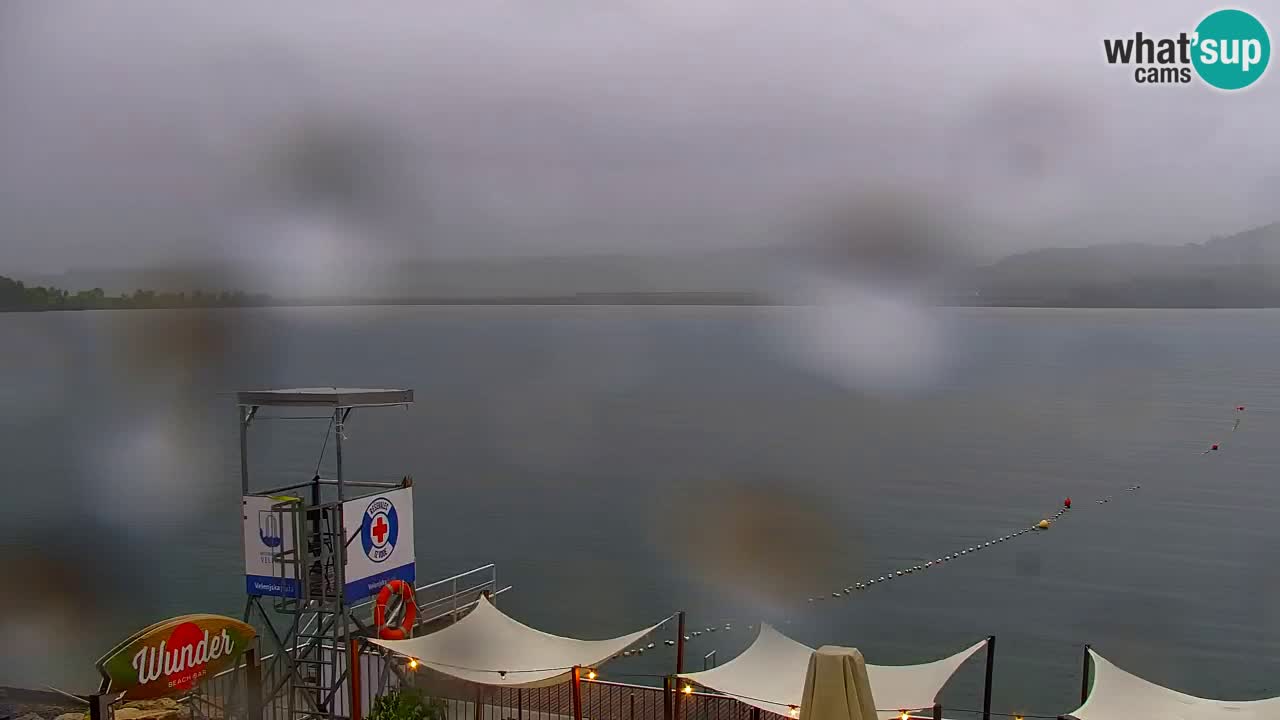 Webcam lac de Velenje – Vue en direct depuis Velenje Beach