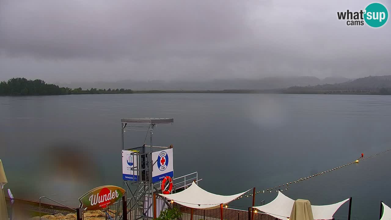 Webcam lac de Velenje – Vue en direct depuis Velenje Beach