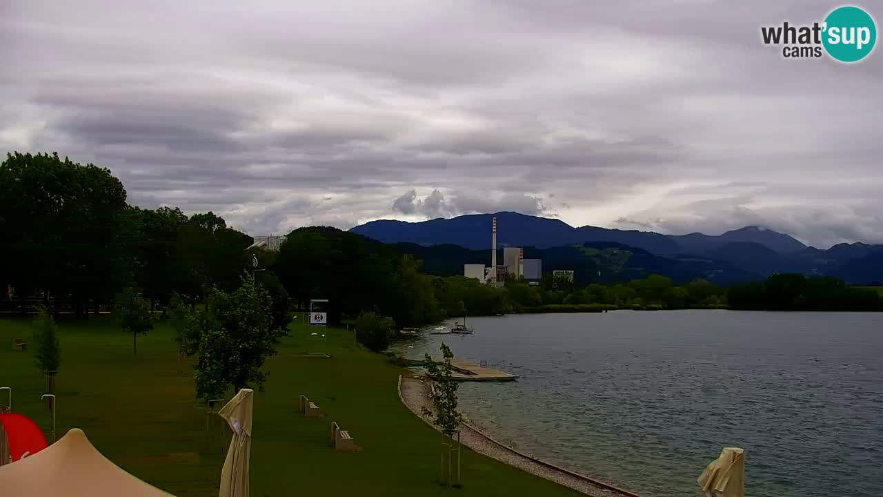 Webcam lago Velenje – Vista en directo desde Velenje Beach
