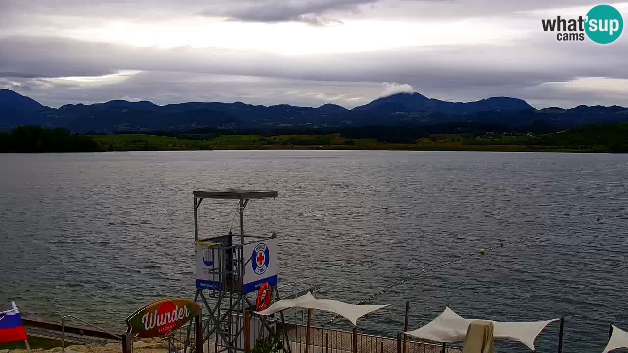 Webcam Lago di Velenje – Spiaggia di Velenje in diretta