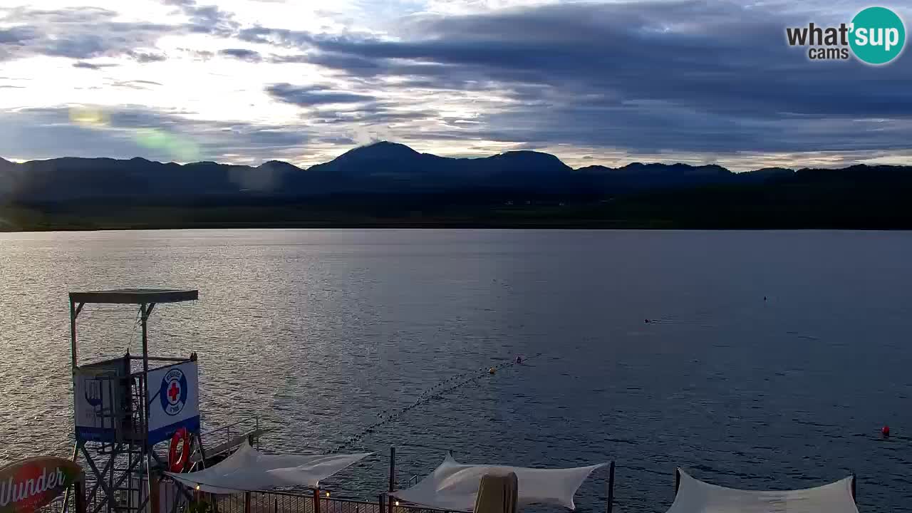 Webcam lac de Velenje – Vue en direct depuis Velenje Beach