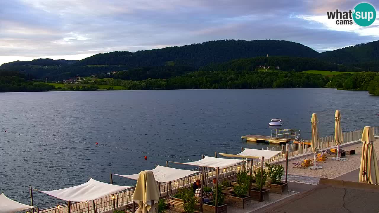 Webcam lac de Velenje – Vue en direct depuis Velenje Beach