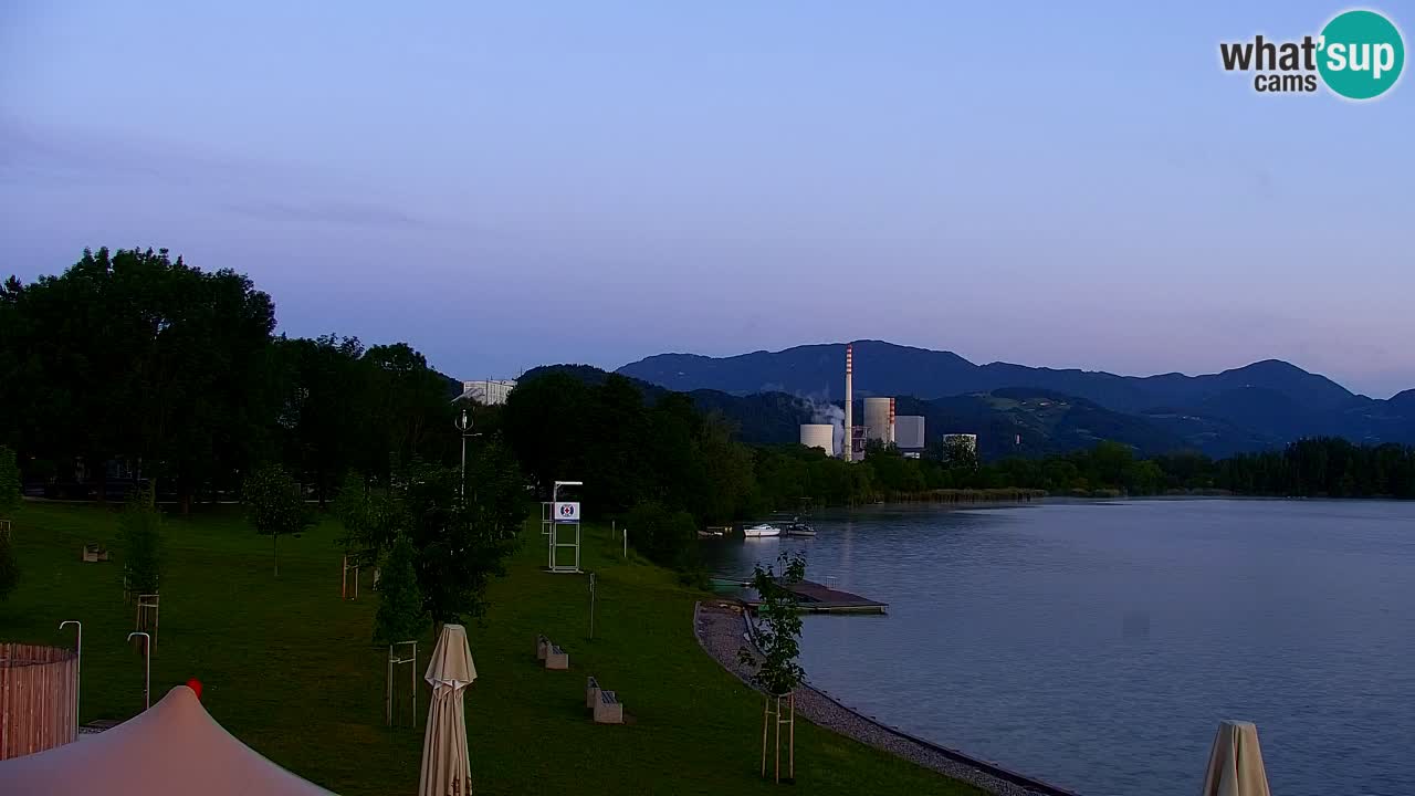 Webcam Lago di Velenje – Spiaggia di Velenje in diretta