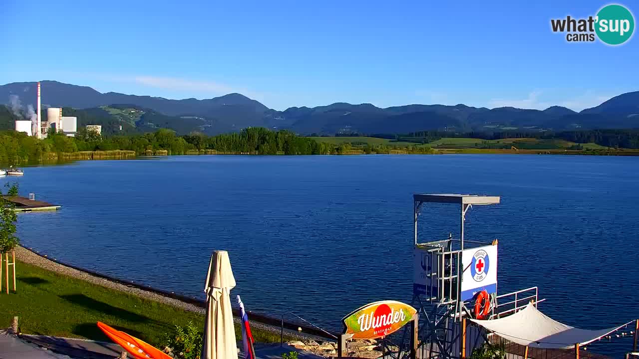 Web kamera Velenjsko jezero – Plaža Velenje uživo