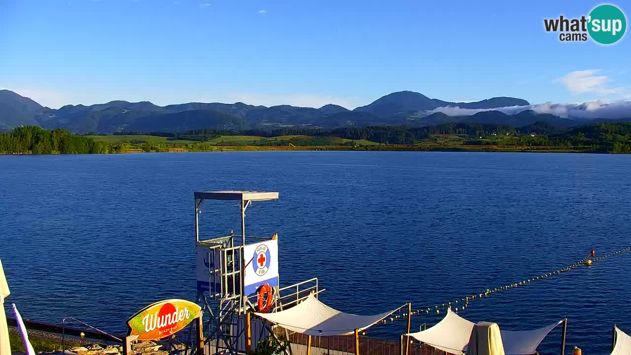 Webcam lac de Velenje – Vue en direct depuis Velenje Beach