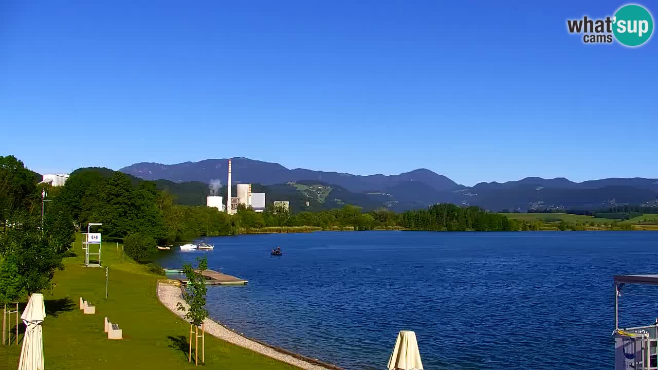 Webcam Lago di Velenje – Spiaggia di Velenje in diretta