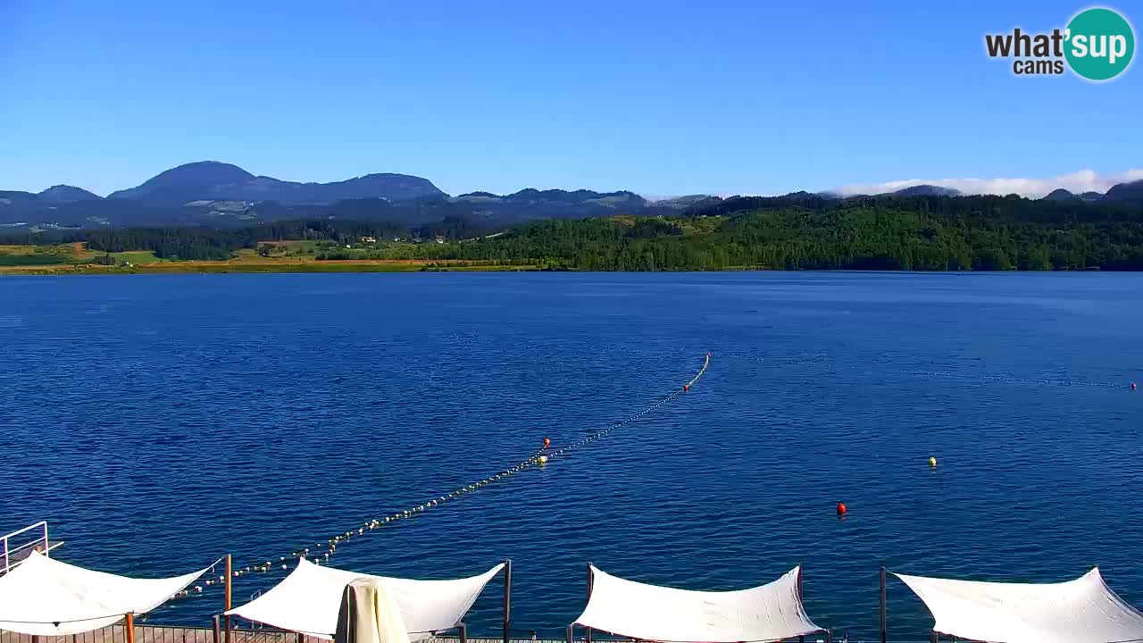 Webcam lac de Velenje – Vue en direct depuis Velenje Beach
